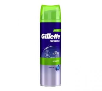 Skutimosi gelis Gillette Sensitive su alijošiumi, 200 ml