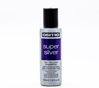 Ypač pilkinantis plaukų šampūnas Osmo „Super Silver Shampoo“, 100 ml